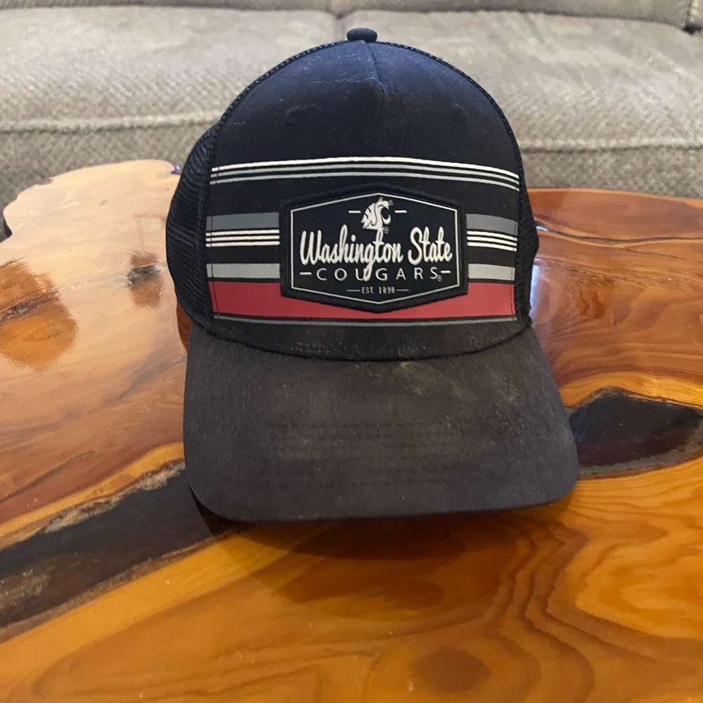 Washington State Cougars Black Cap
